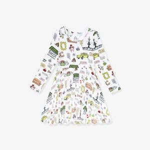 Posh Peanut ‘Friends’ Twirl Dress 7/8Y